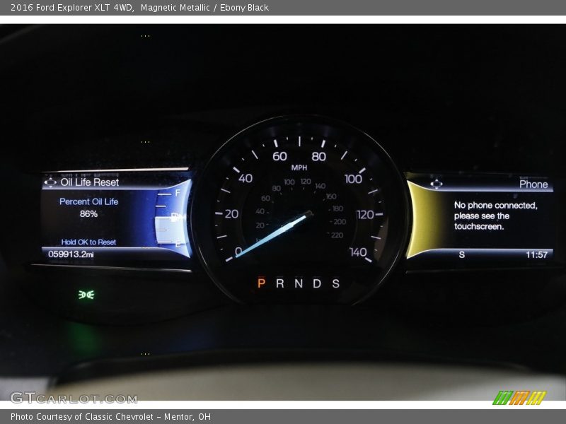 Magnetic Metallic / Ebony Black 2016 Ford Explorer XLT 4WD