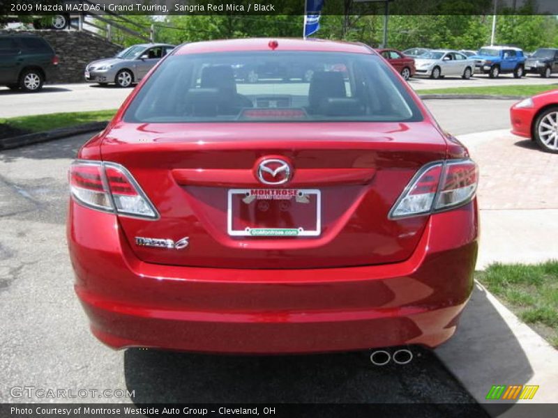 Sangria Red Mica / Black 2009 Mazda MAZDA6 i Grand Touring