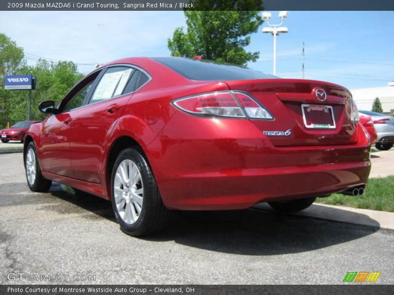 Sangria Red Mica / Black 2009 Mazda MAZDA6 i Grand Touring