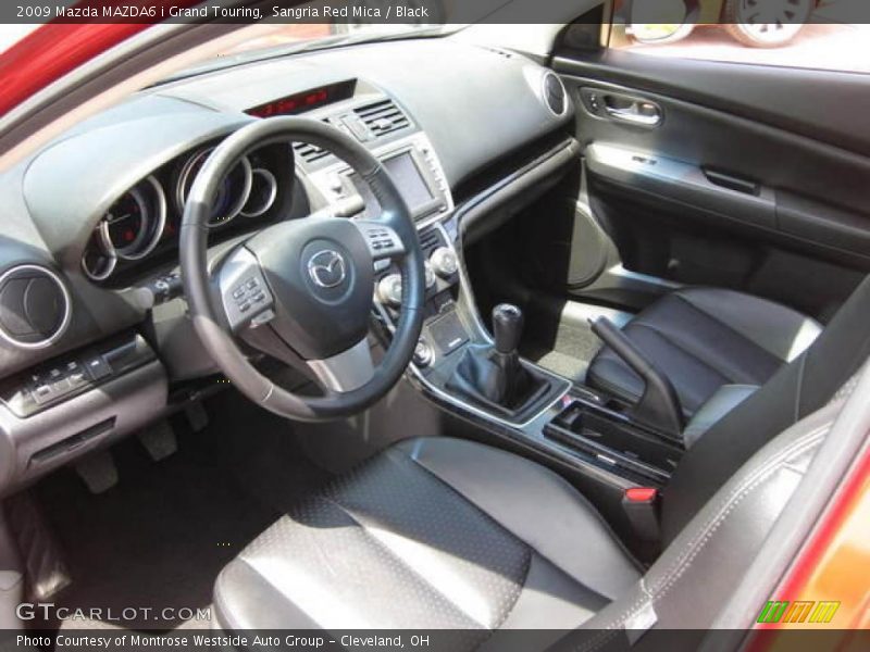 Sangria Red Mica / Black 2009 Mazda MAZDA6 i Grand Touring
