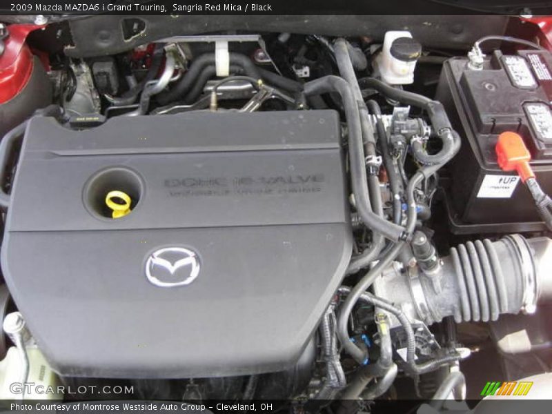 Sangria Red Mica / Black 2009 Mazda MAZDA6 i Grand Touring