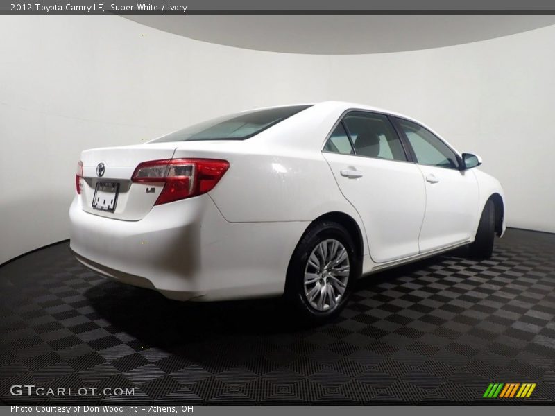 Super White / Ivory 2012 Toyota Camry LE