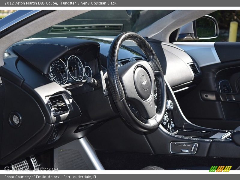Tungsten Silver / Obsidian Black 2012 Aston Martin DBS Coupe