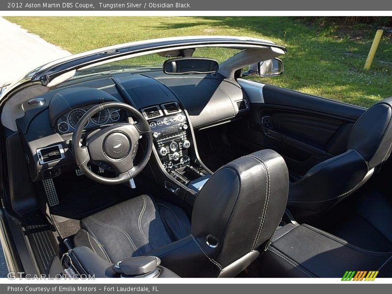  2012 DBS Coupe Obsidian Black Interior