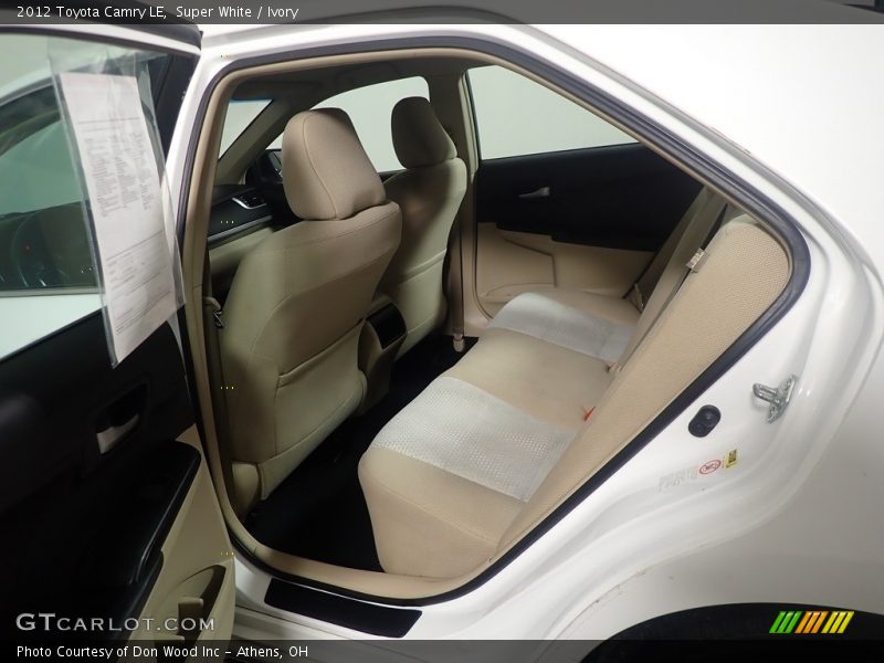 Super White / Ivory 2012 Toyota Camry LE