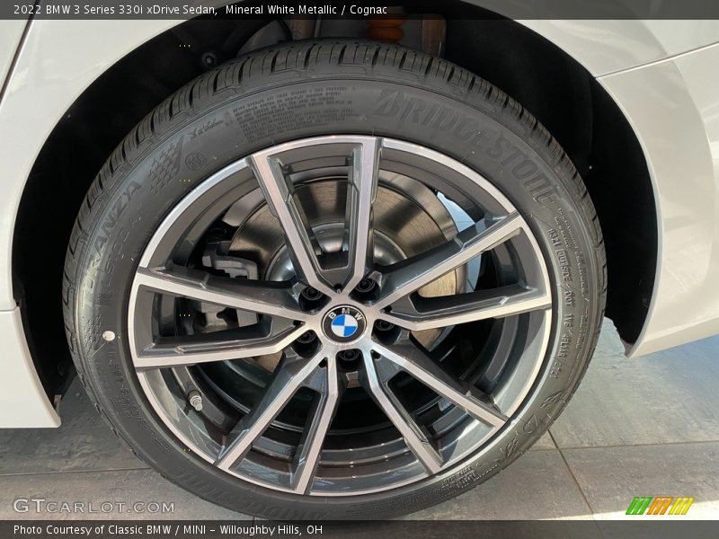 Mineral White Metallic / Cognac 2022 BMW 3 Series 330i xDrive Sedan