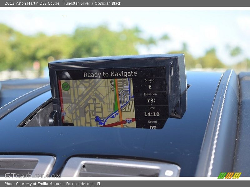 Navigation of 2012 DBS Coupe