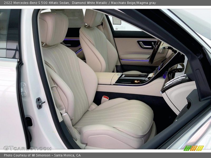 Front Seat of 2022 S 500 4Matic Sedan