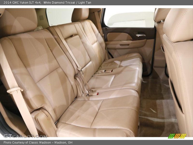 White Diamond Tricoat / Light Tan 2014 GMC Yukon SLT 4x4