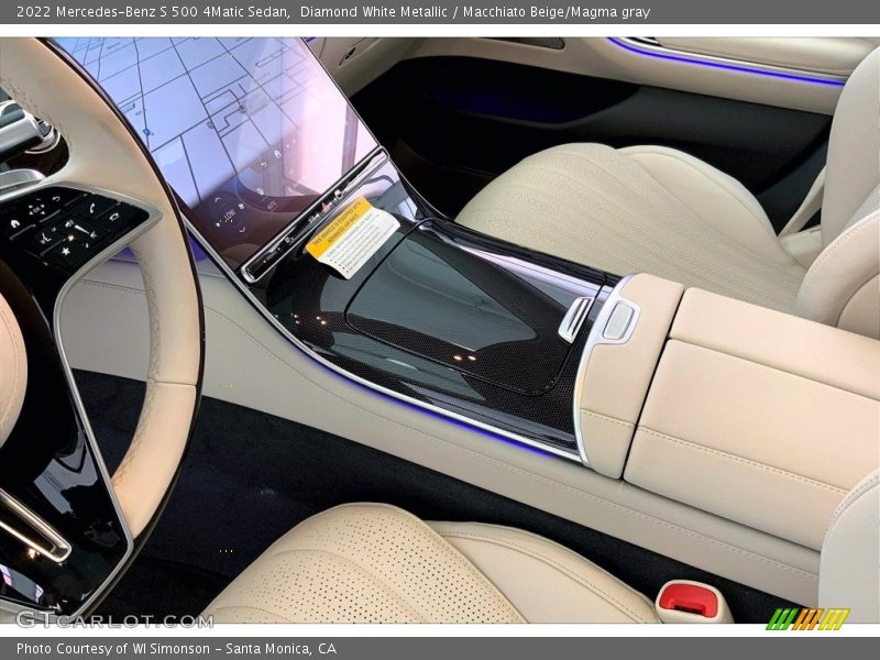 Controls of 2022 S 500 4Matic Sedan