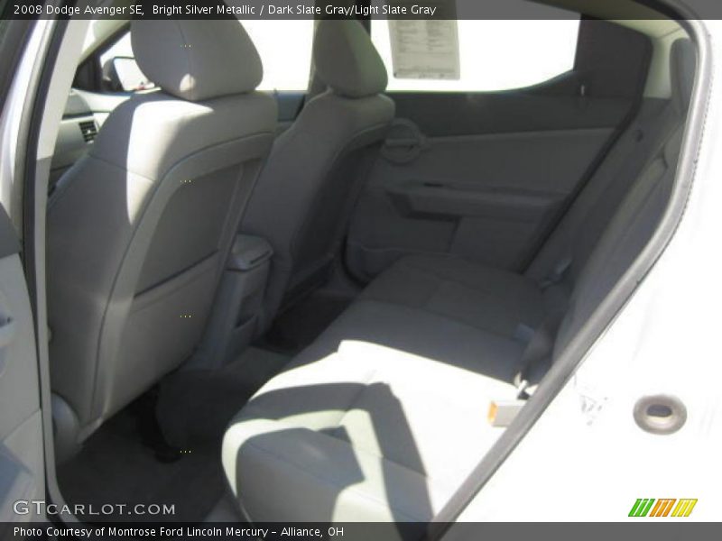 Bright Silver Metallic / Dark Slate Gray/Light Slate Gray 2008 Dodge Avenger SE