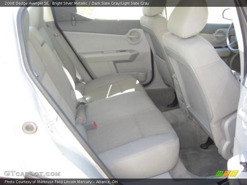 Bright Silver Metallic / Dark Slate Gray/Light Slate Gray 2008 Dodge Avenger SE