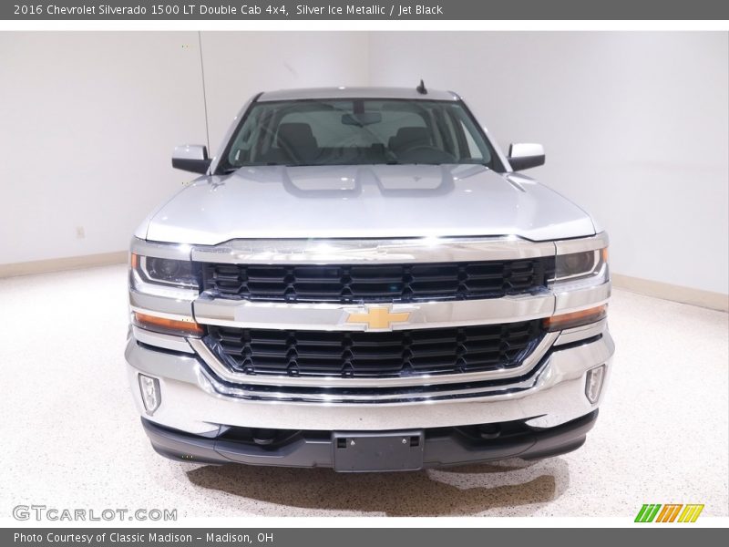 Silver Ice Metallic / Jet Black 2016 Chevrolet Silverado 1500 LT Double Cab 4x4