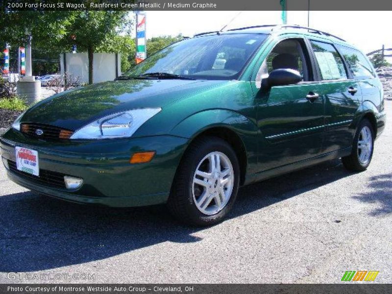 Rainforest Green Metallic / Medium Graphite 2000 Ford Focus SE Wagon