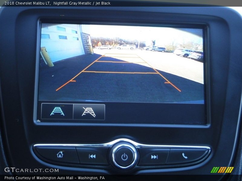 Nightfall Gray Metallic / Jet Black 2018 Chevrolet Malibu LT