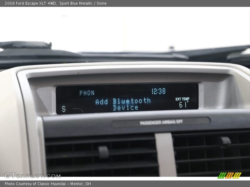 Sport Blue Metallic / Stone 2009 Ford Escape XLT 4WD