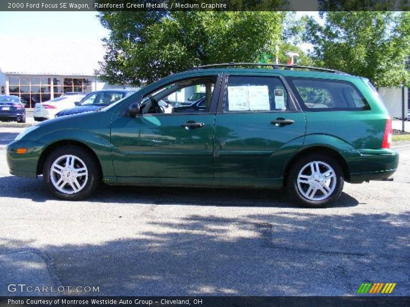 Rainforest Green Metallic / Medium Graphite 2000 Ford Focus SE Wagon