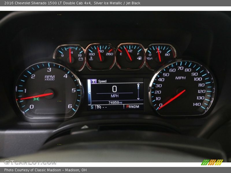  2016 Silverado 1500 LT Double Cab 4x4 LT Double Cab 4x4 Gauges