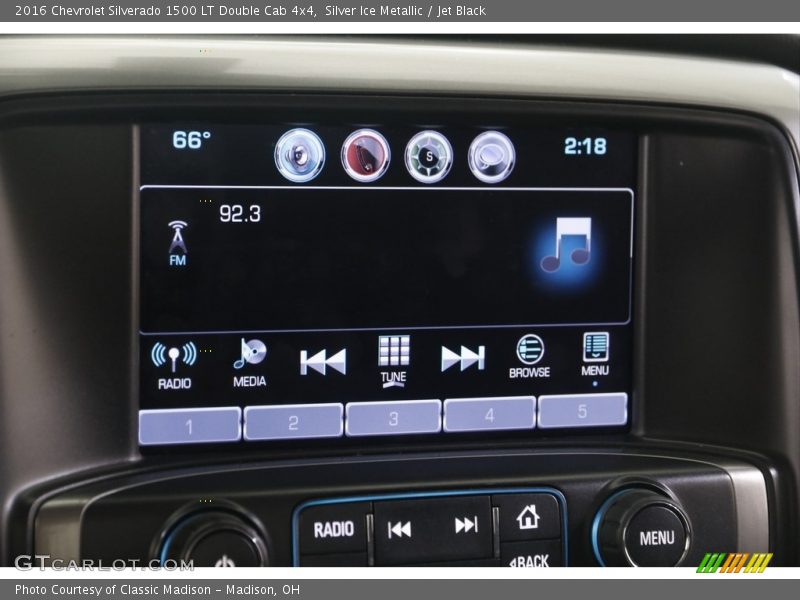 Controls of 2016 Silverado 1500 LT Double Cab 4x4