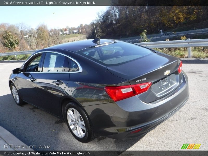 Nightfall Gray Metallic / Jet Black 2018 Chevrolet Malibu LT