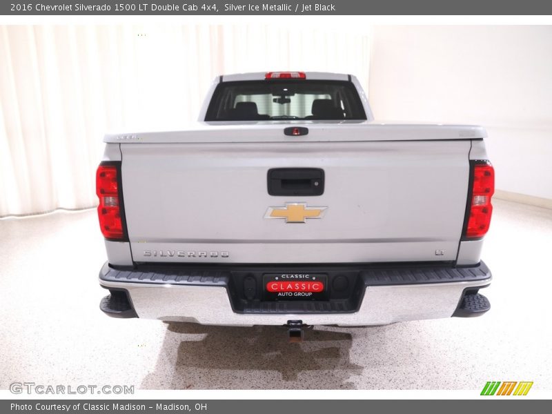 Silver Ice Metallic / Jet Black 2016 Chevrolet Silverado 1500 LT Double Cab 4x4