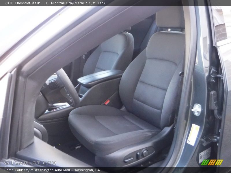 Nightfall Gray Metallic / Jet Black 2018 Chevrolet Malibu LT