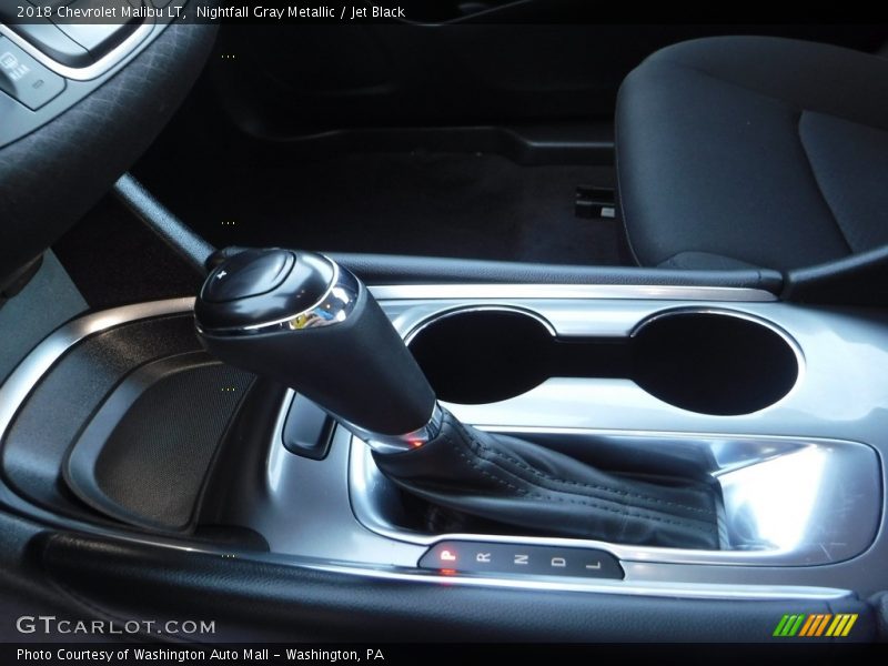 Nightfall Gray Metallic / Jet Black 2018 Chevrolet Malibu LT