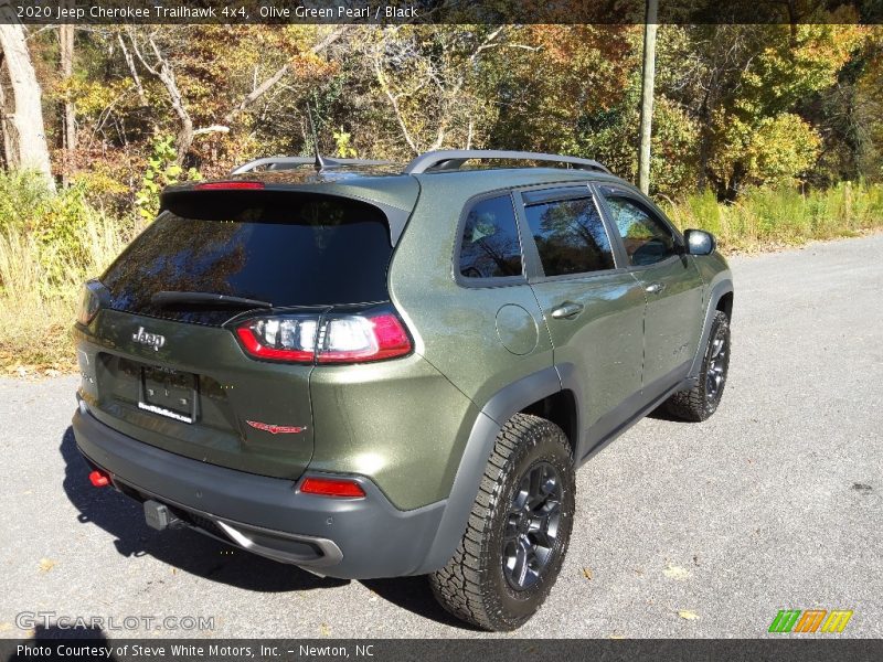 Olive Green Pearl / Black 2020 Jeep Cherokee Trailhawk 4x4