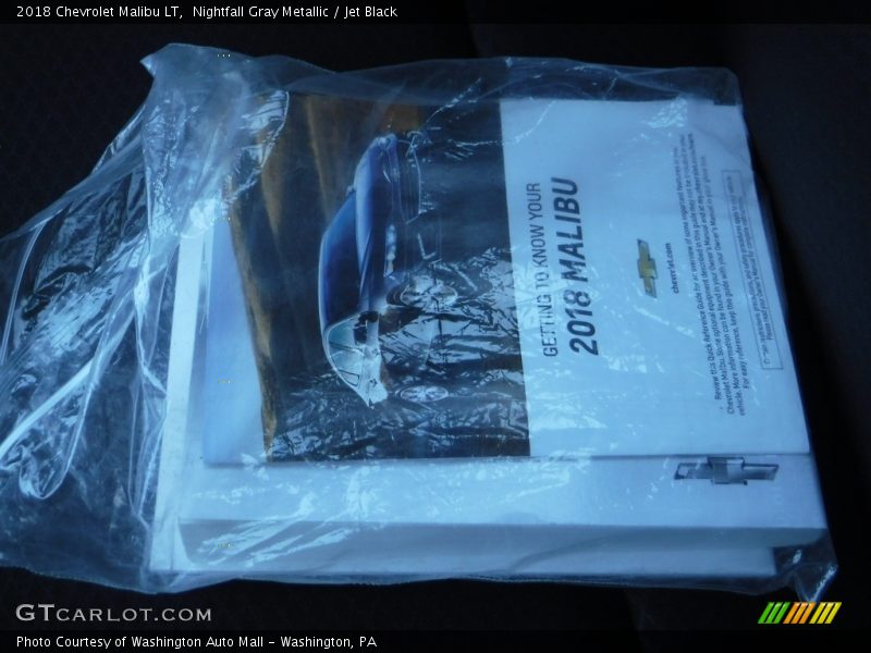 Nightfall Gray Metallic / Jet Black 2018 Chevrolet Malibu LT