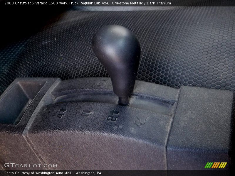 Graystone Metallic / Dark Titanium 2008 Chevrolet Silverado 1500 Work Truck Regular Cab 4x4