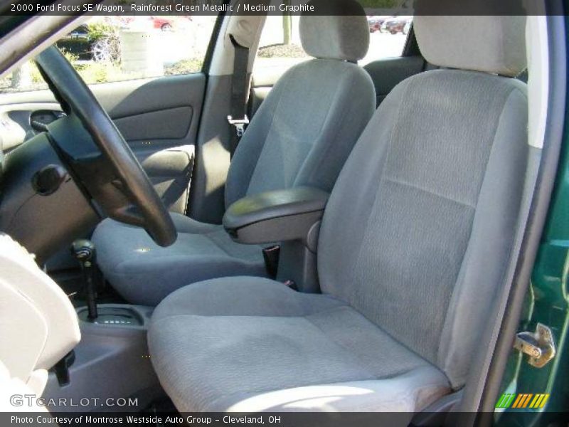 Rainforest Green Metallic / Medium Graphite 2000 Ford Focus SE Wagon