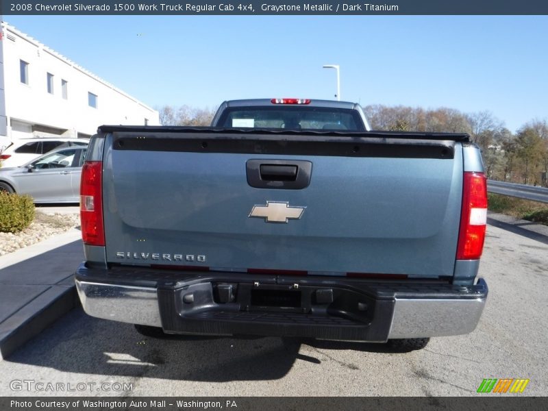 Graystone Metallic / Dark Titanium 2008 Chevrolet Silverado 1500 Work Truck Regular Cab 4x4