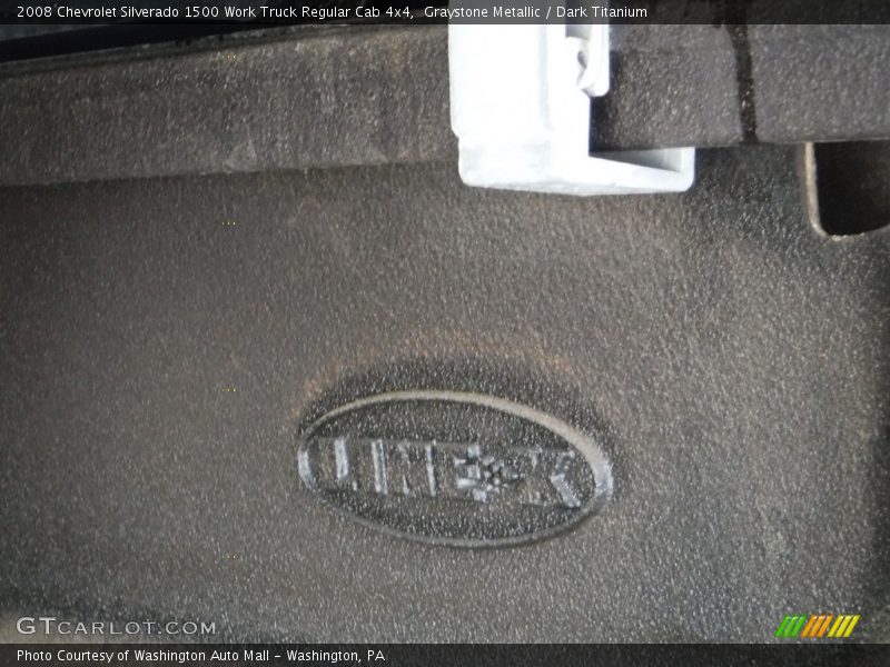 Graystone Metallic / Dark Titanium 2008 Chevrolet Silverado 1500 Work Truck Regular Cab 4x4