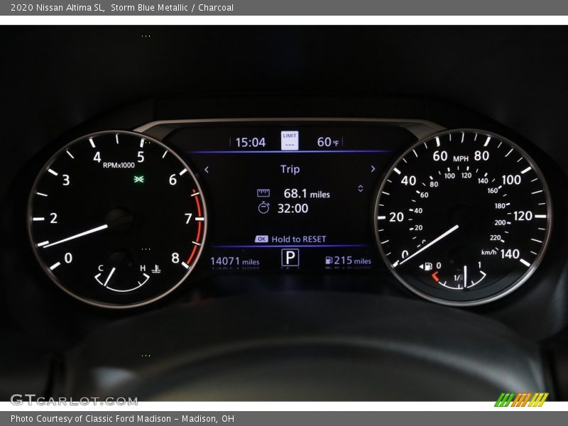 Storm Blue Metallic / Charcoal 2020 Nissan Altima SL