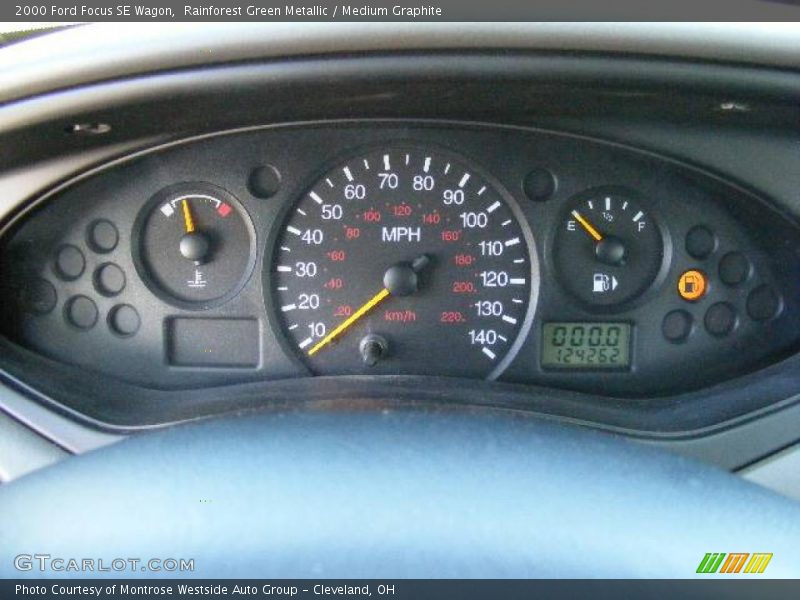 Rainforest Green Metallic / Medium Graphite 2000 Ford Focus SE Wagon