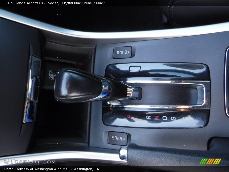 Crystal Black Pearl / Black 2015 Honda Accord EX-L Sedan