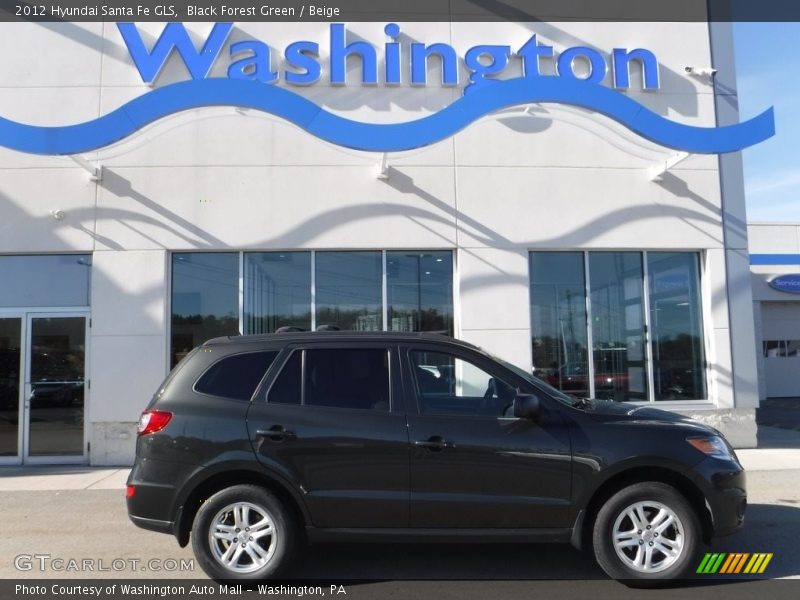 Black Forest Green / Beige 2012 Hyundai Santa Fe GLS