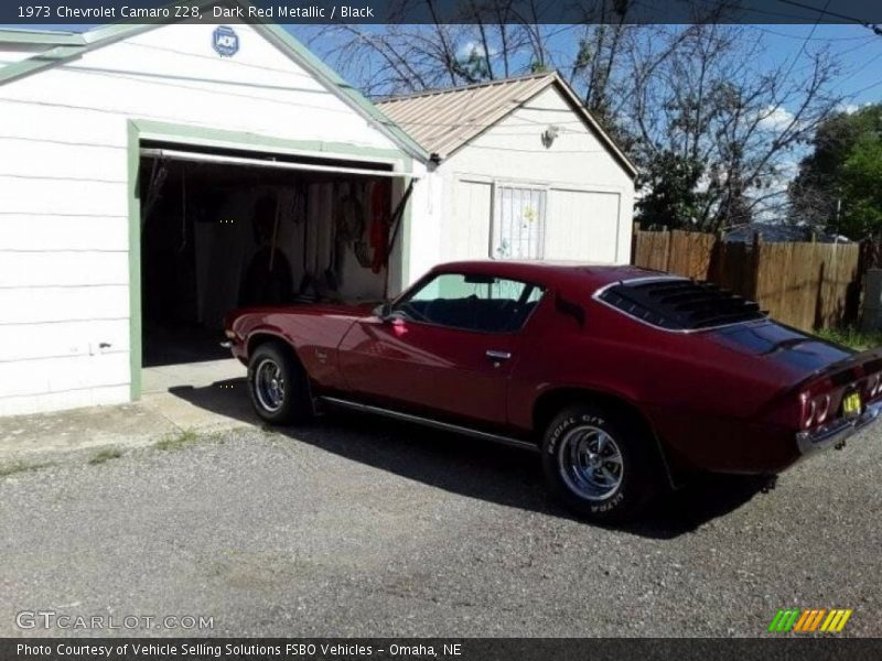 Dark Red Metallic / Black 1973 Chevrolet Camaro Z28