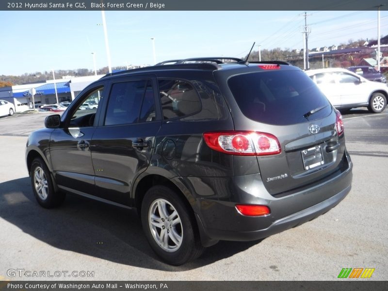 Black Forest Green / Beige 2012 Hyundai Santa Fe GLS