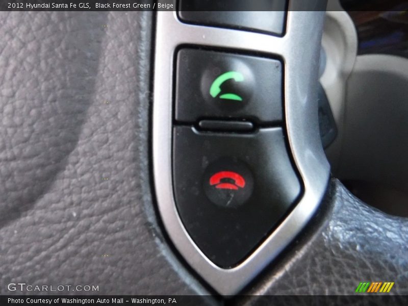 Black Forest Green / Beige 2012 Hyundai Santa Fe GLS