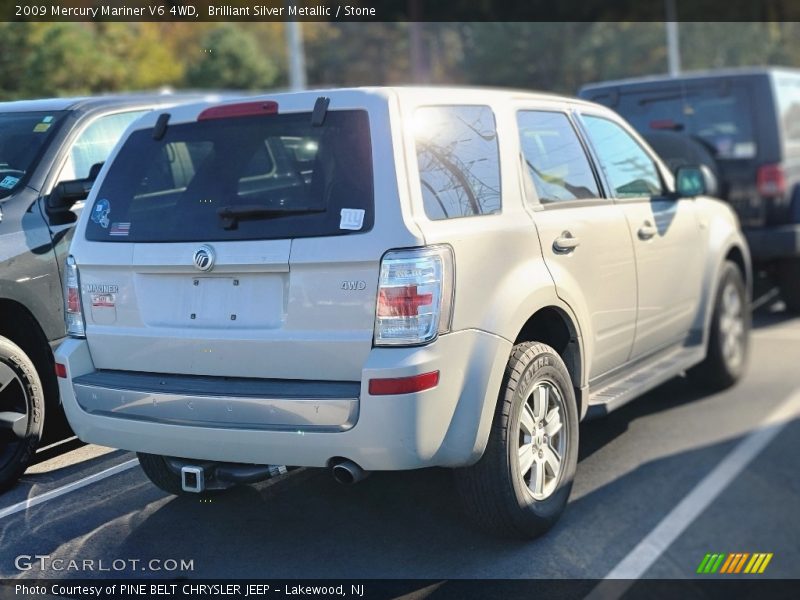 Brilliant Silver Metallic / Stone 2009 Mercury Mariner V6 4WD