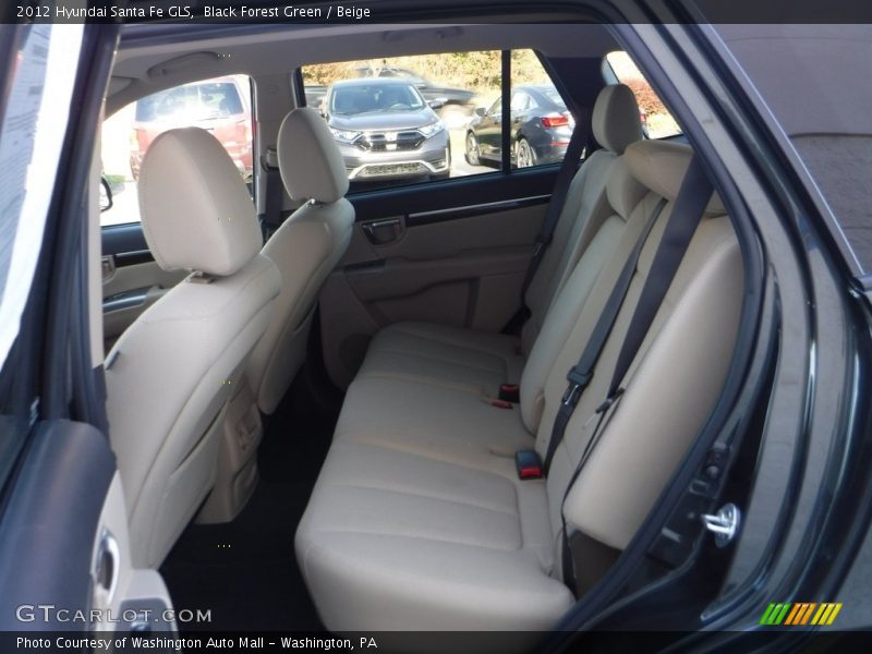 Black Forest Green / Beige 2012 Hyundai Santa Fe GLS