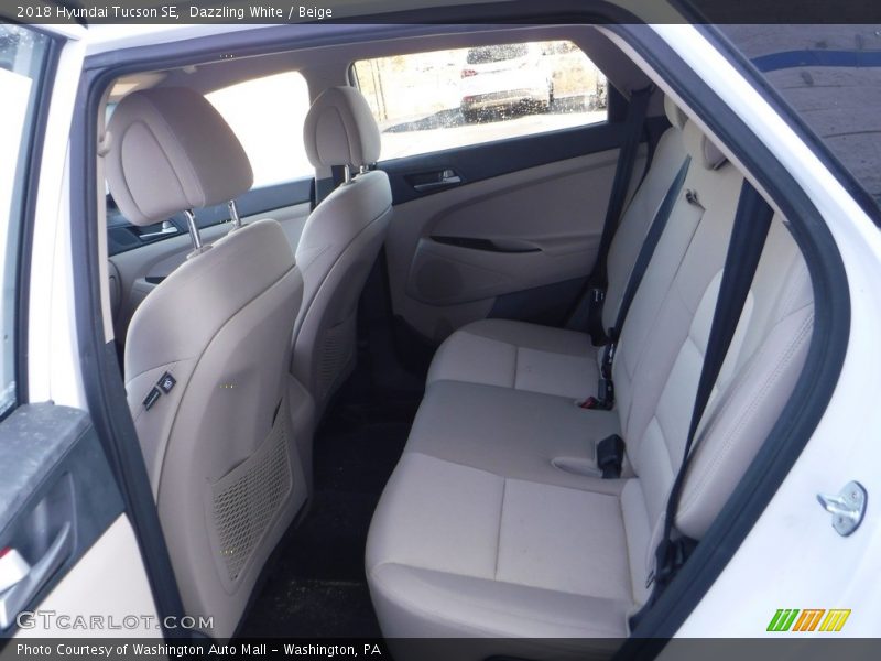 Rear Seat of 2018 Tucson SE