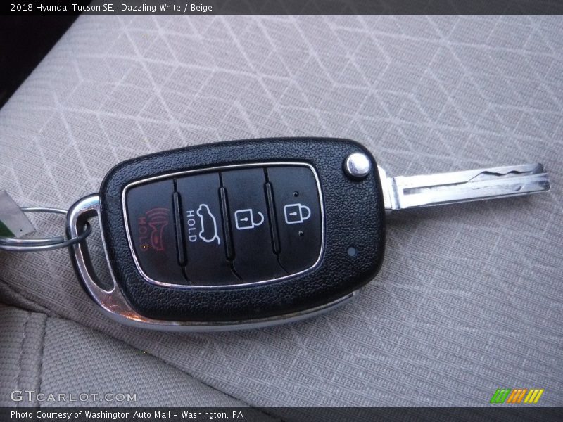 Keys of 2018 Tucson SE