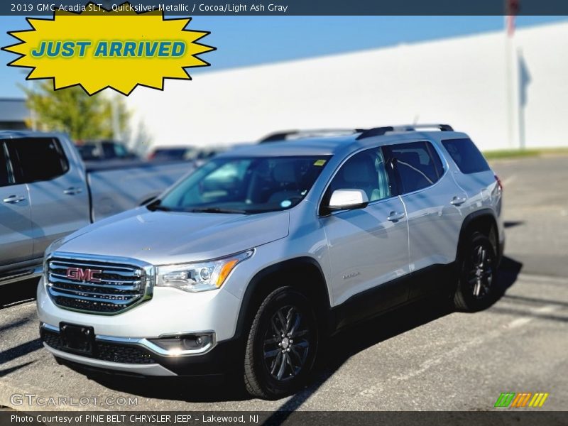 Quicksilver Metallic / Cocoa/Light Ash Gray 2019 GMC Acadia SLT