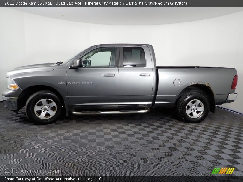 Mineral Gray Metallic / Dark Slate Gray/Medium Graystone 2011 Dodge Ram 1500 SLT Quad Cab 4x4