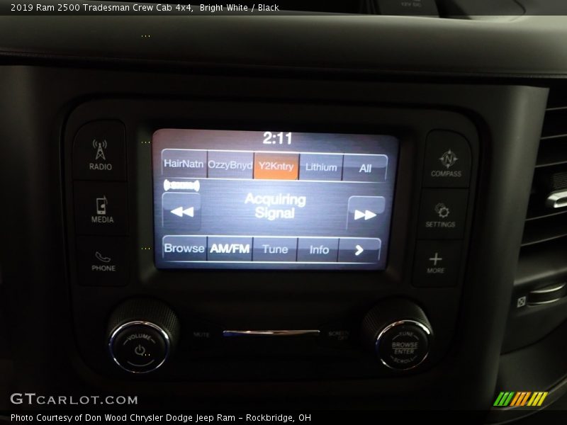 Bright White / Black 2019 Ram 2500 Tradesman Crew Cab 4x4