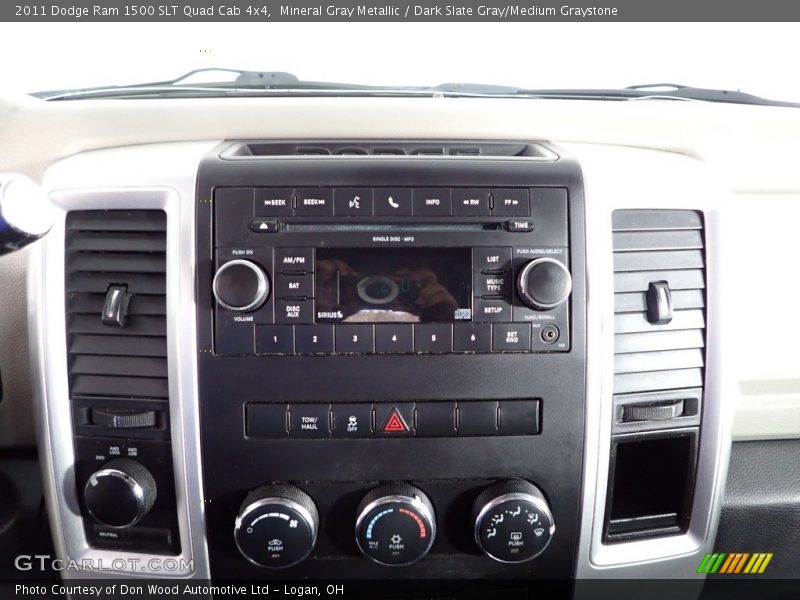 Mineral Gray Metallic / Dark Slate Gray/Medium Graystone 2011 Dodge Ram 1500 SLT Quad Cab 4x4