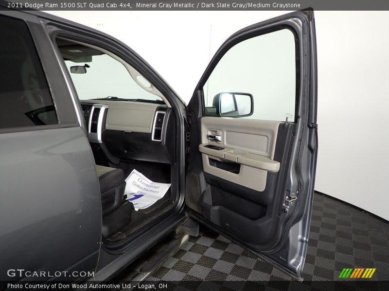 Mineral Gray Metallic / Dark Slate Gray/Medium Graystone 2011 Dodge Ram 1500 SLT Quad Cab 4x4