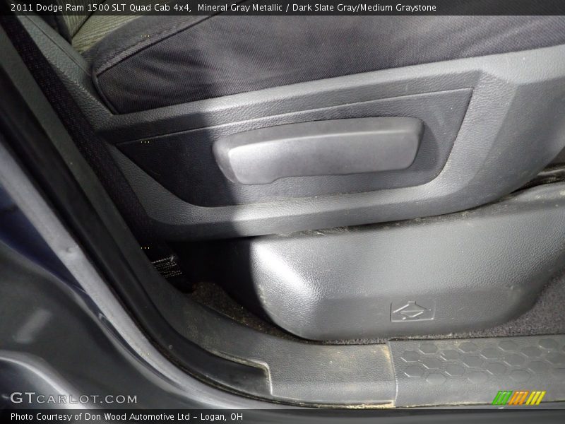 Mineral Gray Metallic / Dark Slate Gray/Medium Graystone 2011 Dodge Ram 1500 SLT Quad Cab 4x4